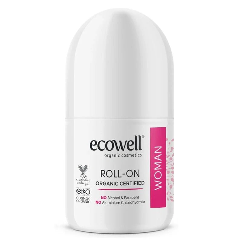 Déodorant à bille BIO pour Femmes, 75ml - ECOWELL