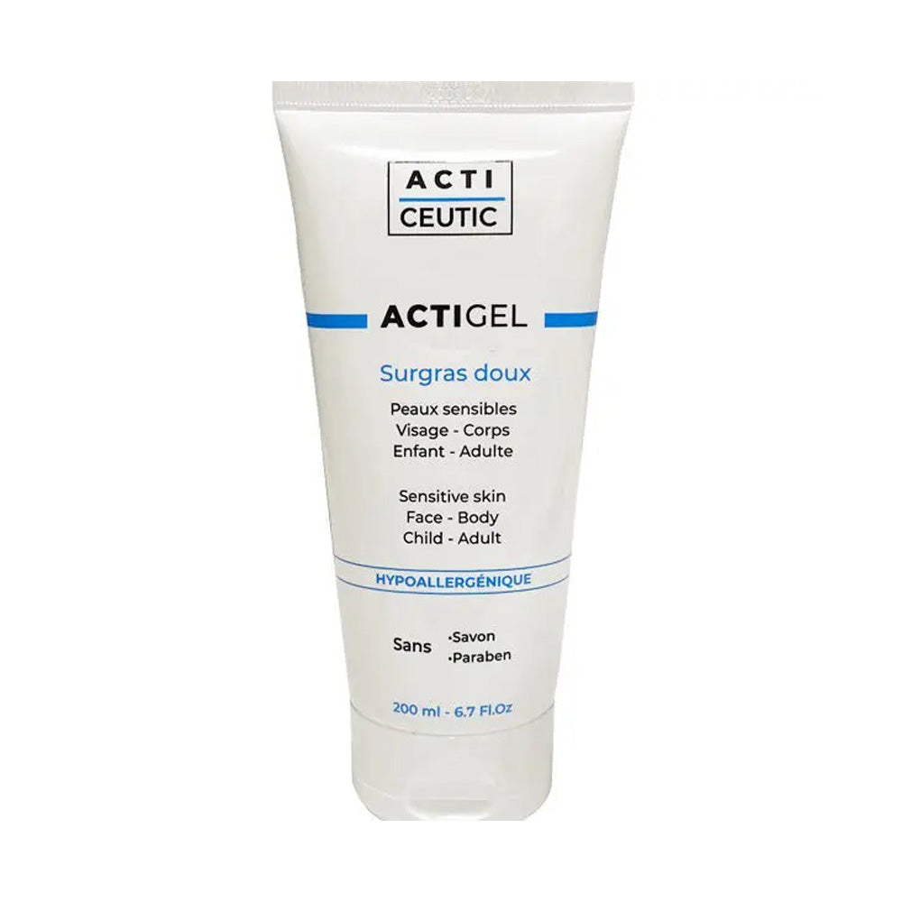 Acti Ceutic Actigel Surgas Doux Peaux Sensibles 200ml