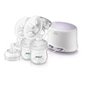 Avent Tire Lait Electric Double Pompage Natural Scf334/32