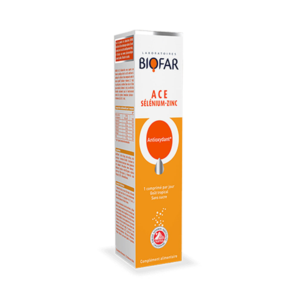 Biofar ACE Sélénium Zinc 20 Comprimés