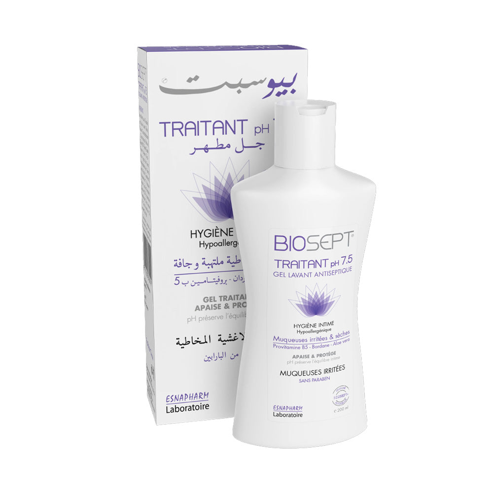 Biosept Traitant ph 7.5 Gel Antiseptique 200ml