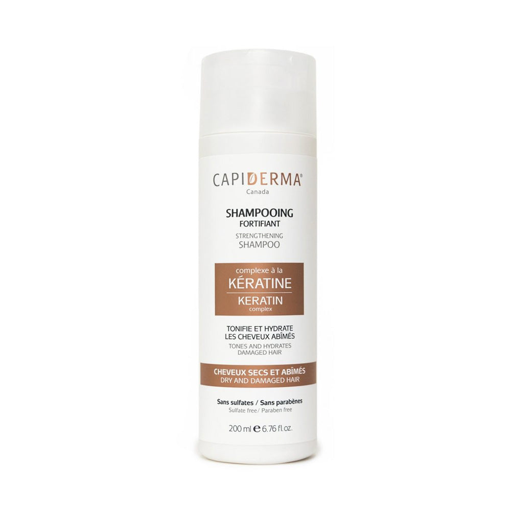 Capiderma Shampoing Fortifiant-Clarifiant à La Kératine 200ml