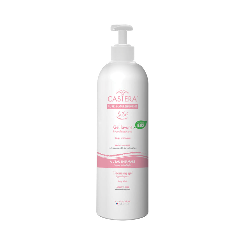 Castera Gel lavante Bébé Peaux Sensibles 400ml