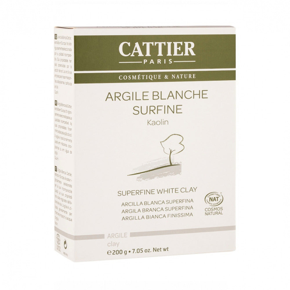 Cattier Argile Verte Blanche Surfine 200g
