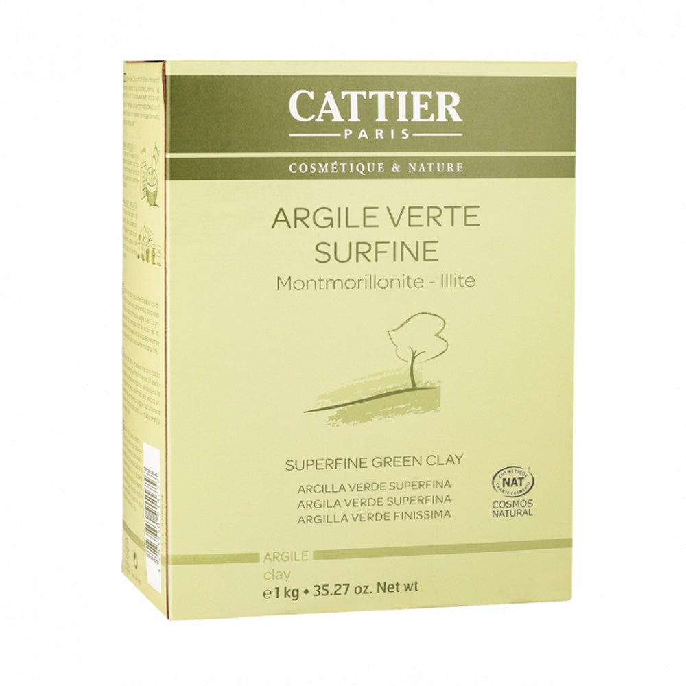 Cattier Argile Verte Surfine 1kg