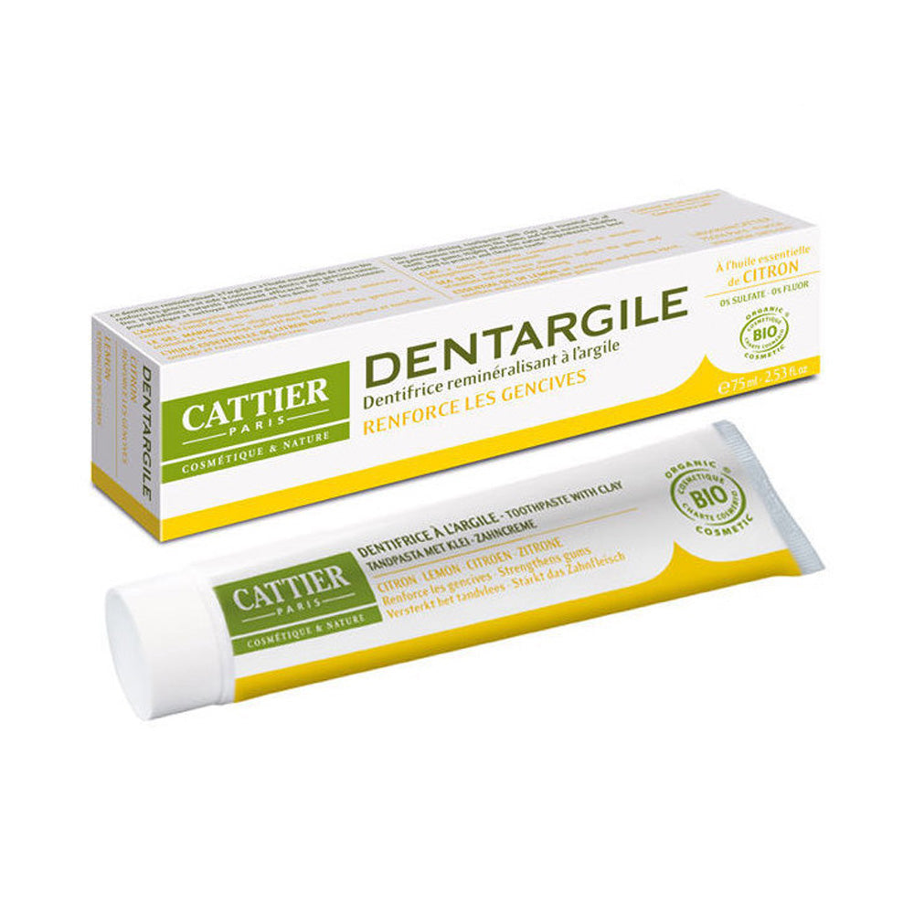 Cattier Dentargile Dentifrice Citron 75ml
