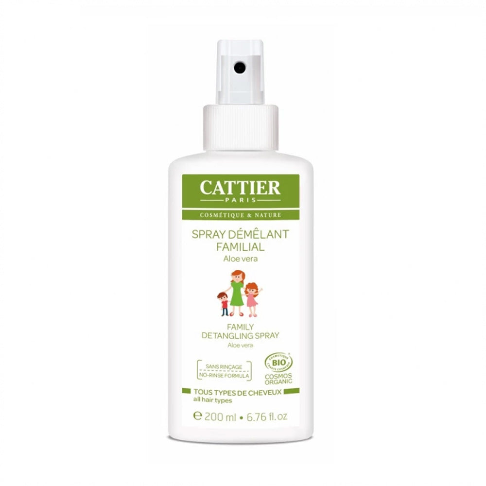 Cattier Spray Démêlant Familial Aloe Vera Spray Bio 200ml