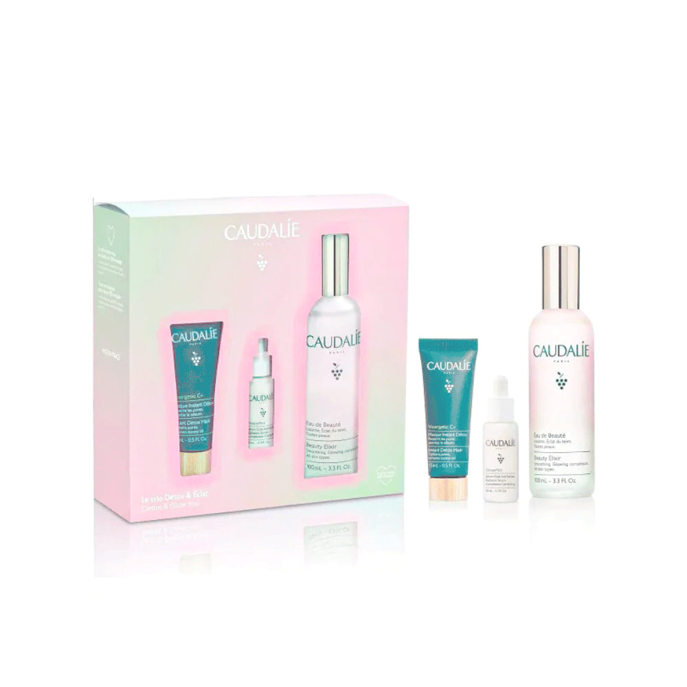 Caudalie Coffret Duo Le Trio Detox & Eclat