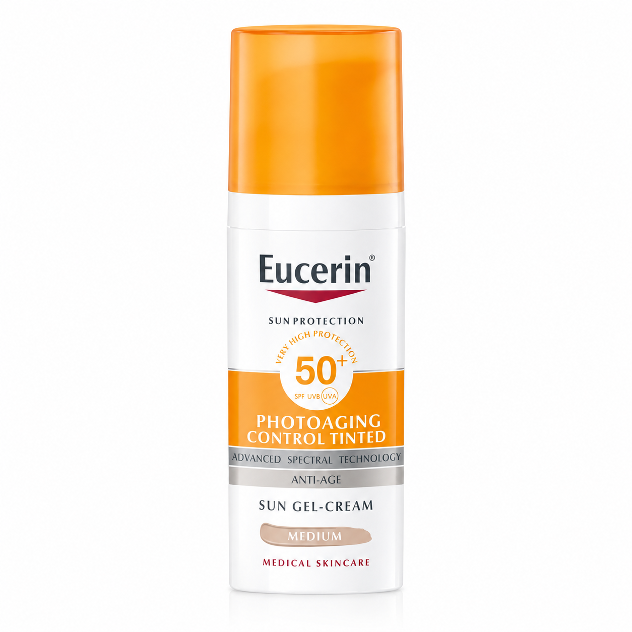 Eucerin Sun Photoaging Control Gel-Crème Teinté Medium SPF 50+ – 50 ml