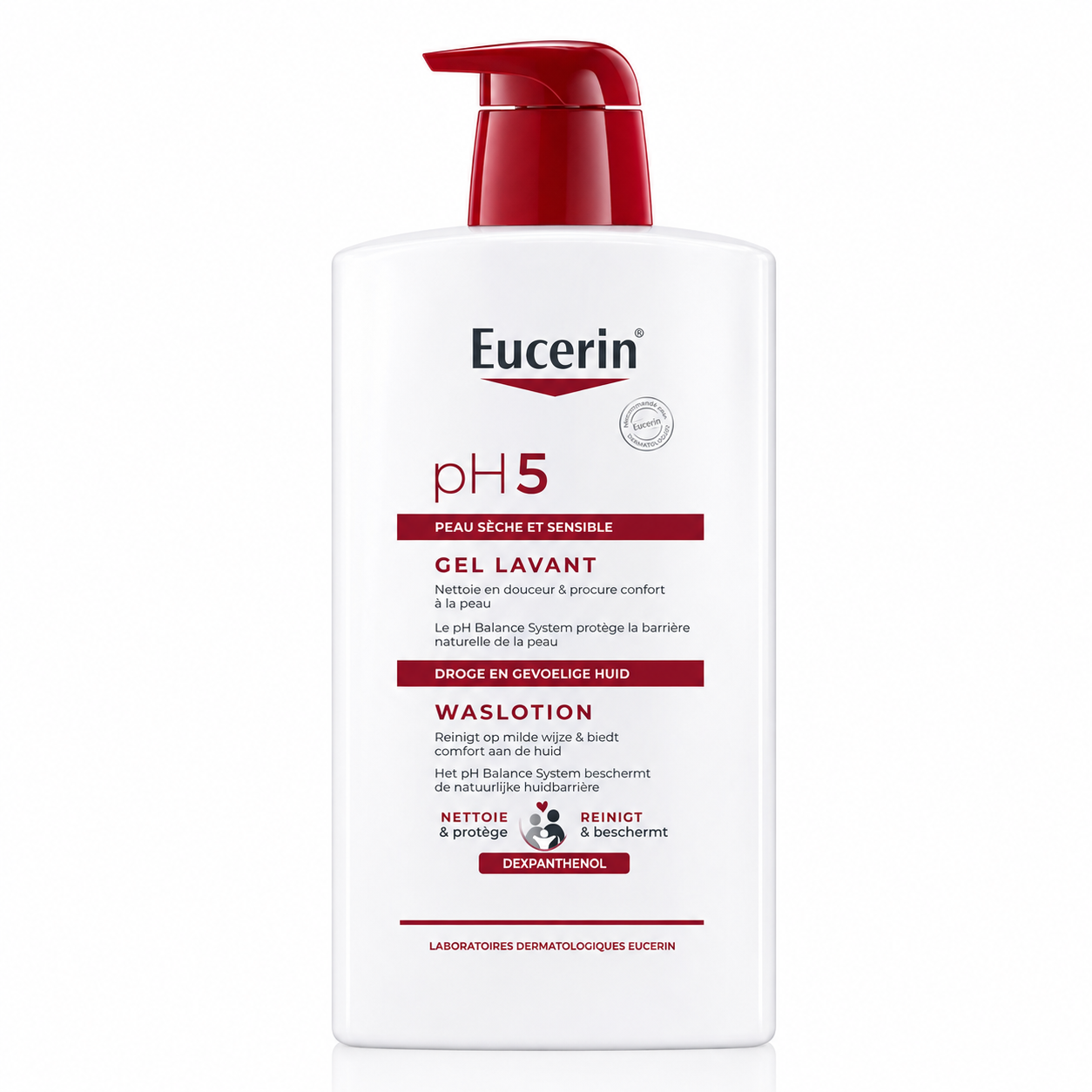 Eucerin pH5 Gel Lavant Peaux Sèches et Sensibles – 400 ml