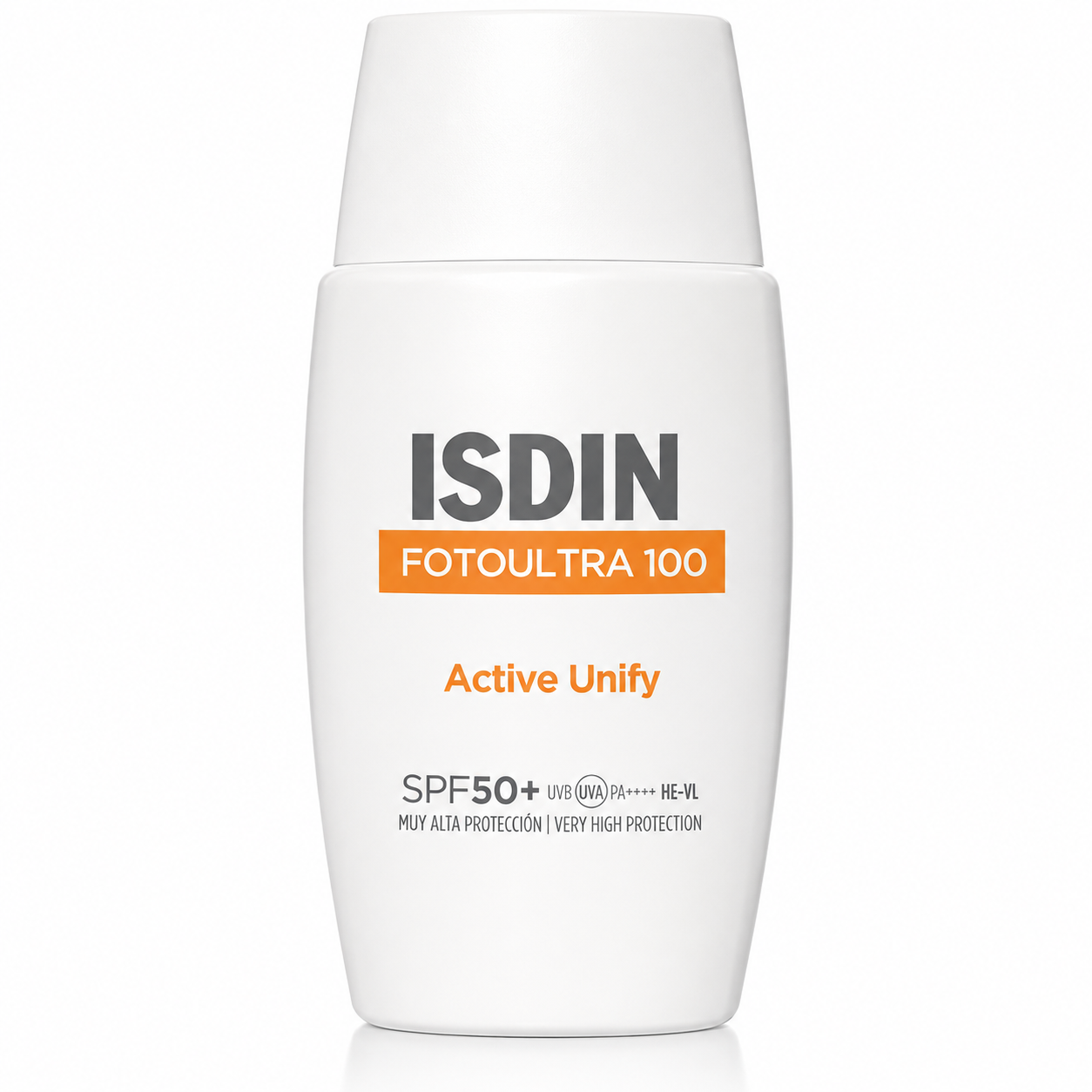 ISDIN FotoUltra 100 Active Unify SPF 50+ – Fluide solaire anti-taches visage 50 ml