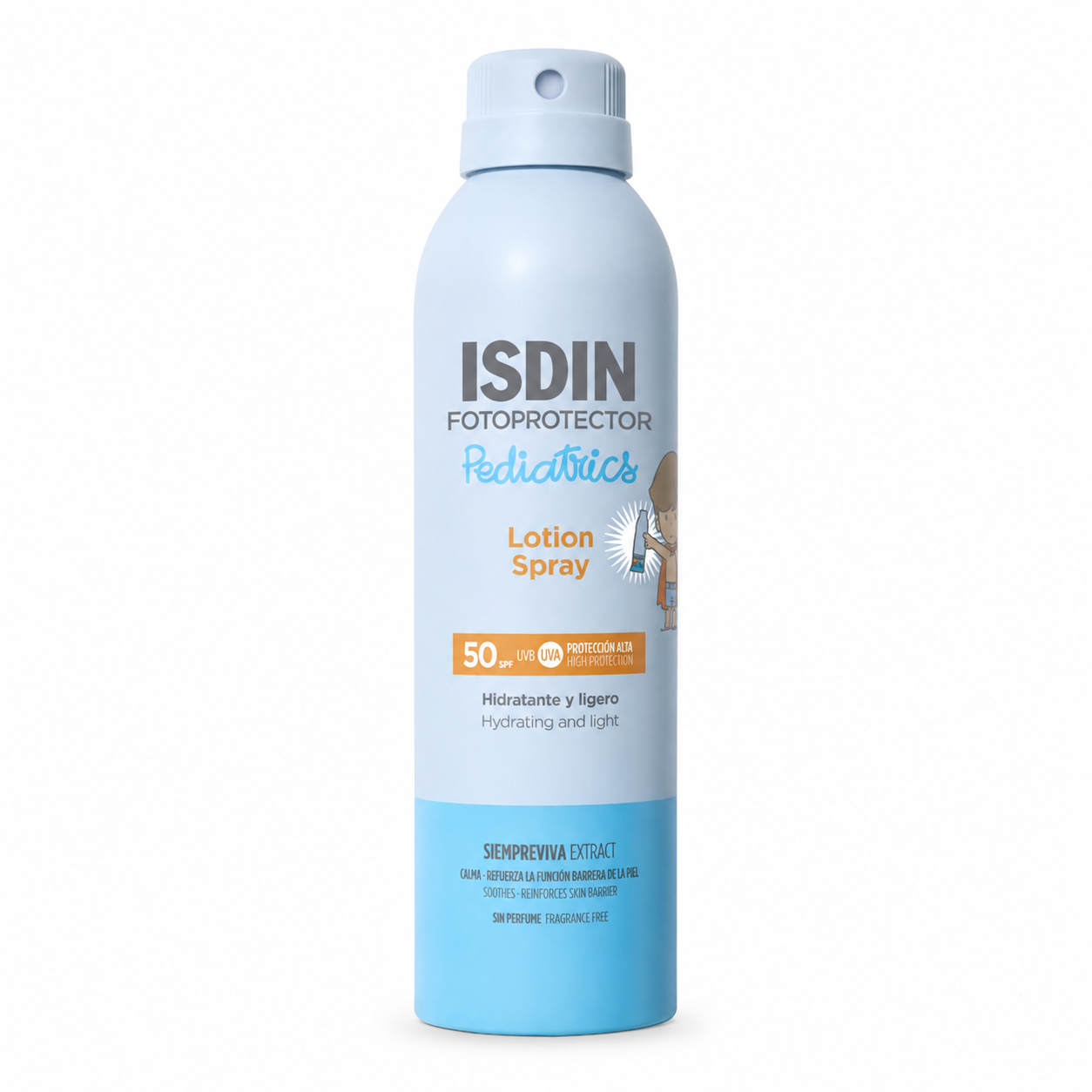ISDIN Fotoprotector Pediatrics Lotion Spray SPF 50 – Lotion solaire en spray pour enfants 250 ml