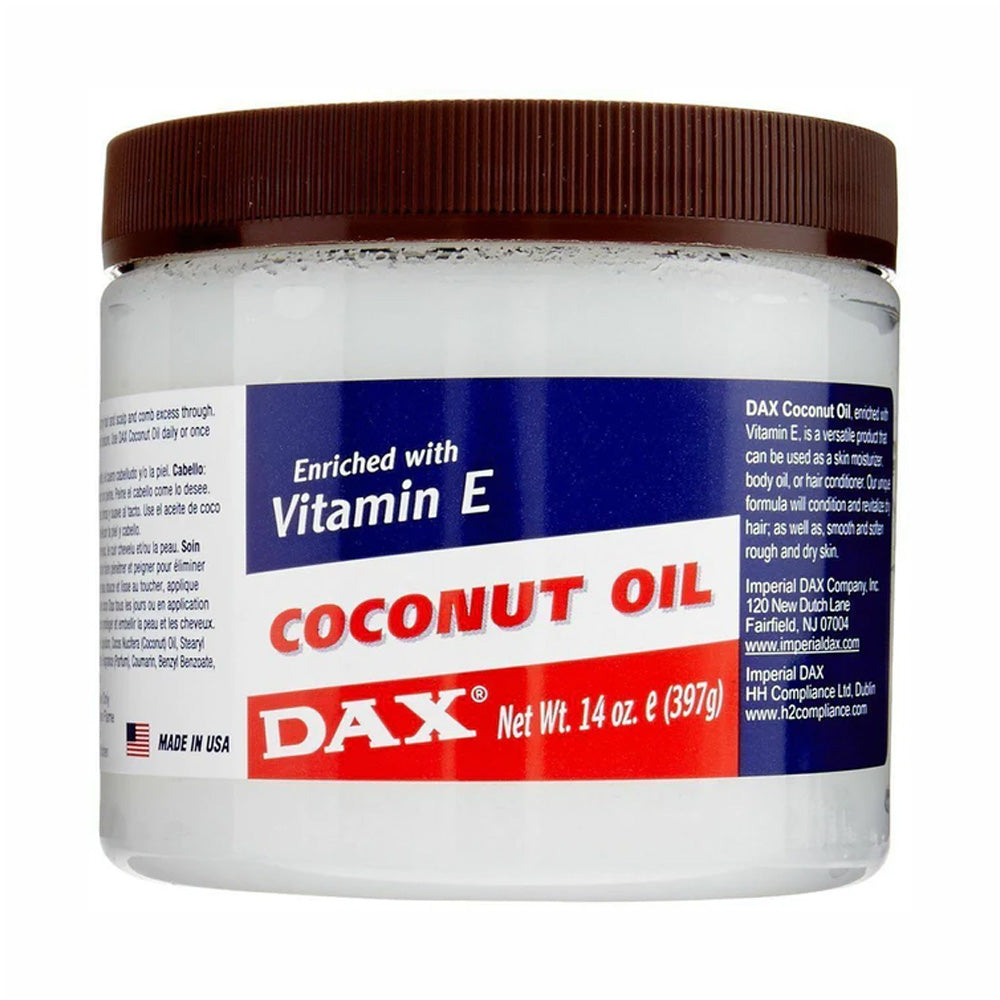 Dax Huile de Coco enrichie en Vitamine E Pot 213g