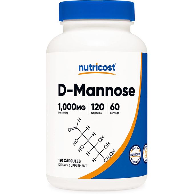 D-Mannose 1000mg,120 capsules (500mg per capsule)made usa