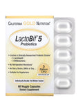 California Gold Nutrition Probiotiques LactoBif® 5 milliards d'UFC, 60 capsules végétales