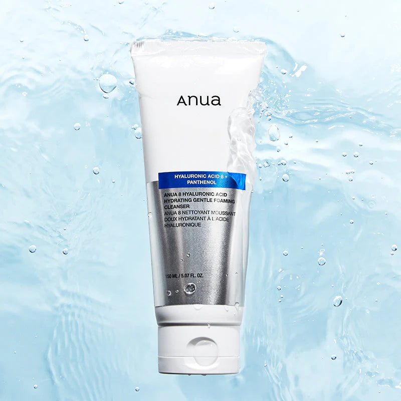 ANUA Hyaluronic Acid 8+ PANTHENOL Hydrating Gentle Foaming Cleanser - 150ml
