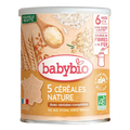 Babybio 5 Céréales Nature Bio 220g