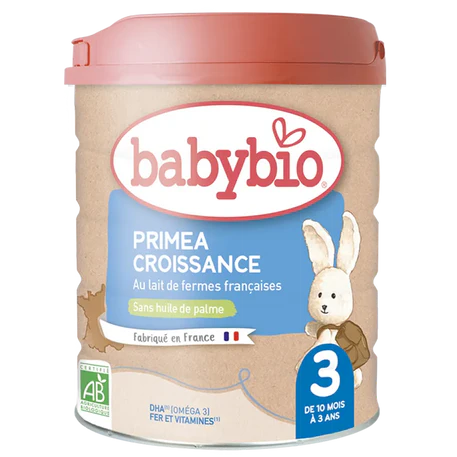 Babybio Lait Infantile Primea 3ème Âge 800g - Dès 10mois