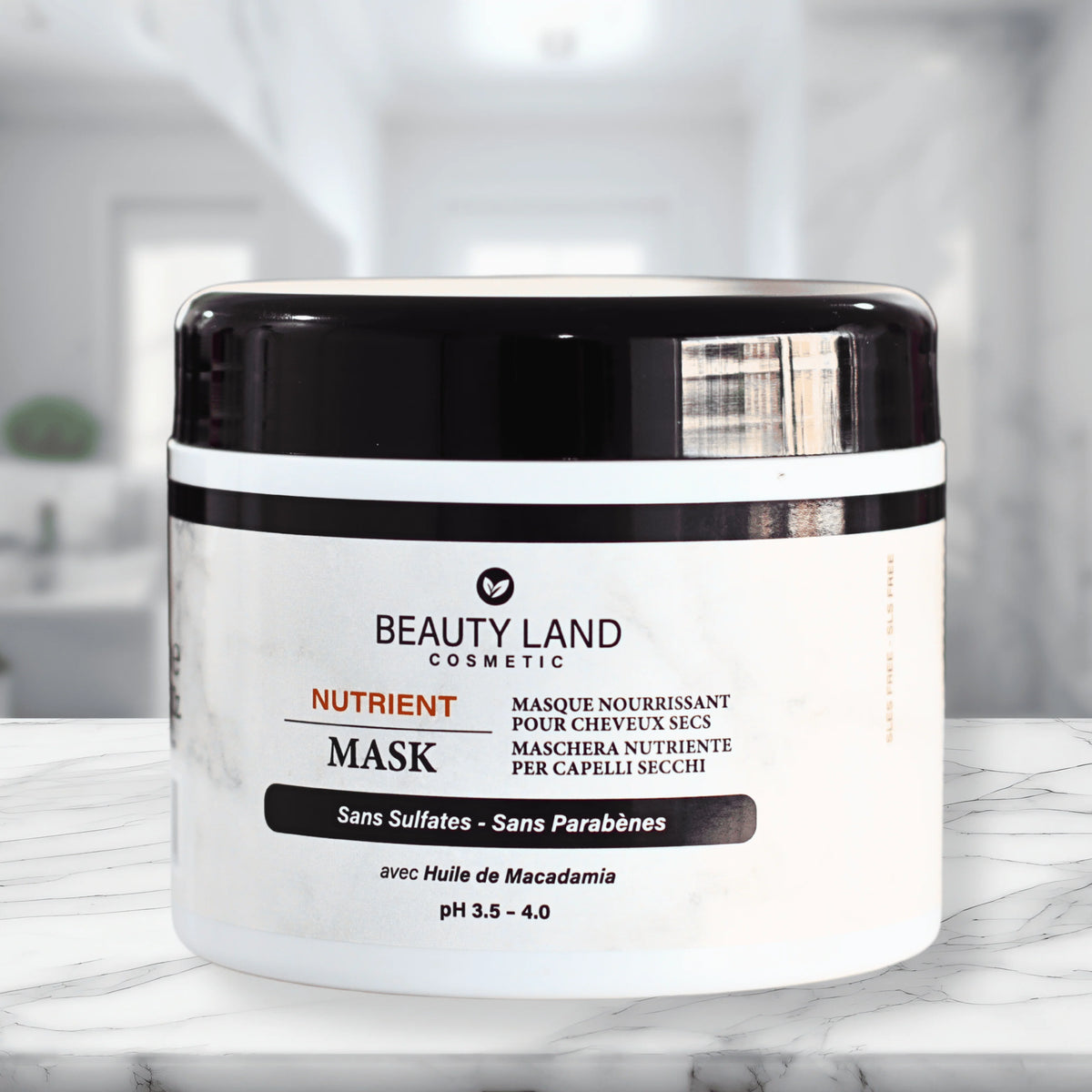 Beauty land - nutrient Mask - Sans sulfates Sans Parabenès - 500 ML