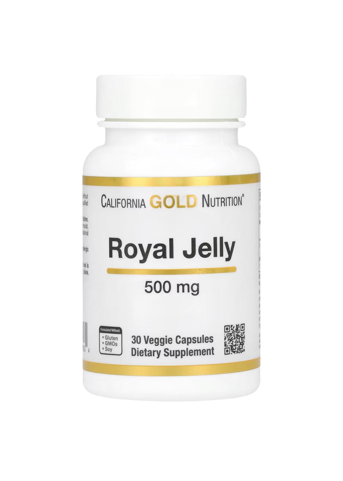 CALIFORNIA GOLD NUTRITION ROYAL JELLY 500mg 30capsules
