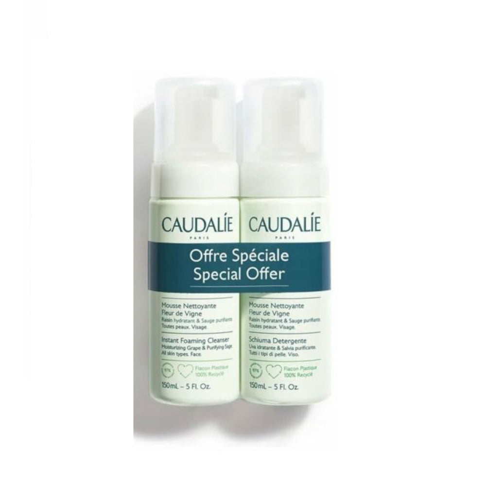 Caudalie Vinoclean Duo Mousse Nett Fleur De Vigne 2*150ml