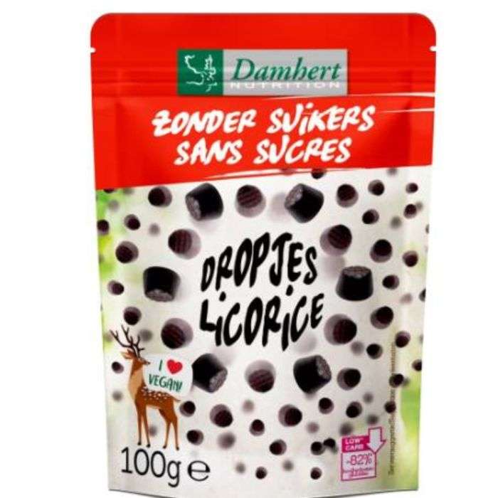 Damhert Bonbons Dropjes Licorice 100g