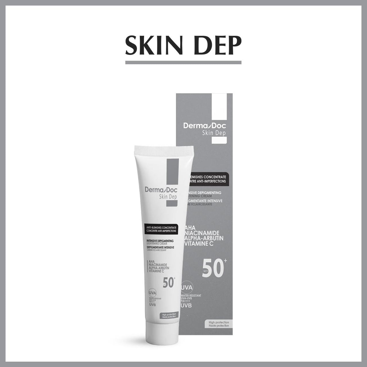 DermaDoc Crème Dépigmentante Intensive Spf50+ 40ml